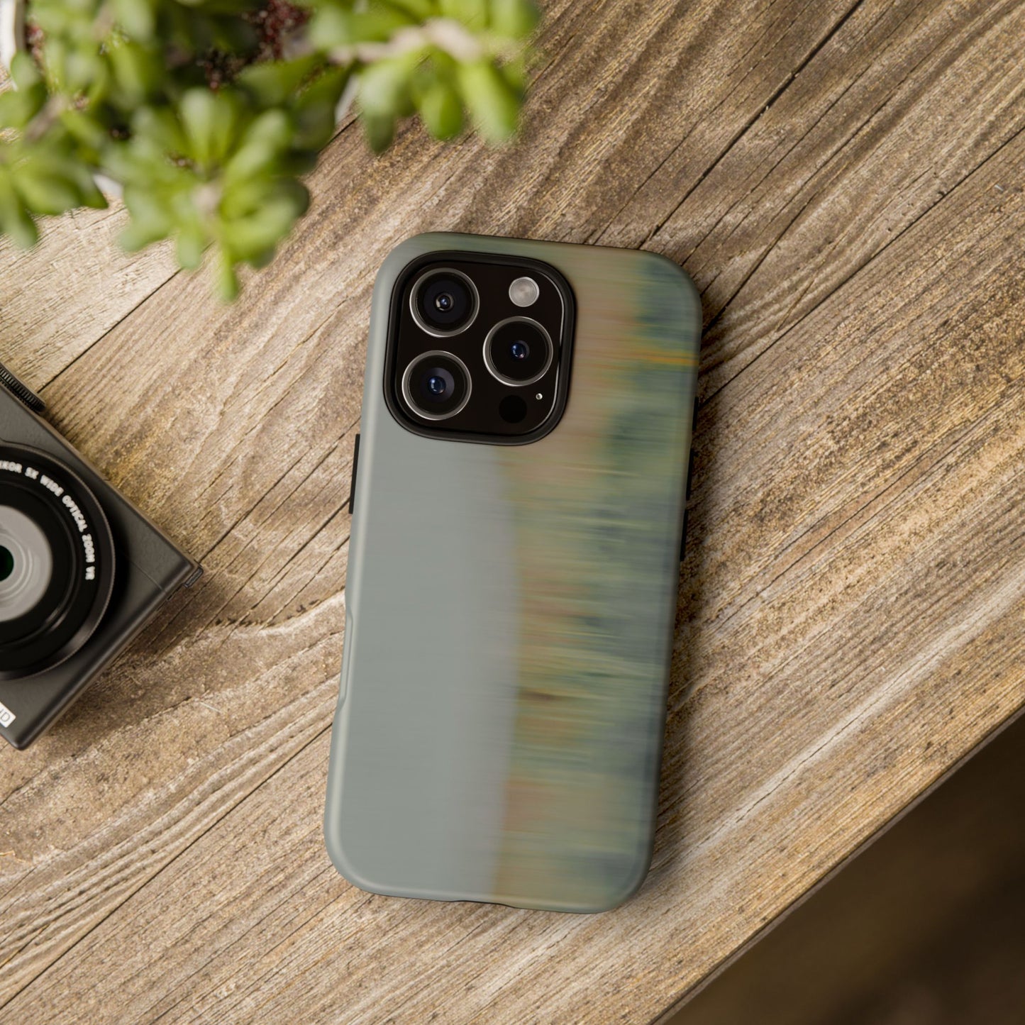Tough Cases: Modern Abstract iPhone Case for Nature Lovers