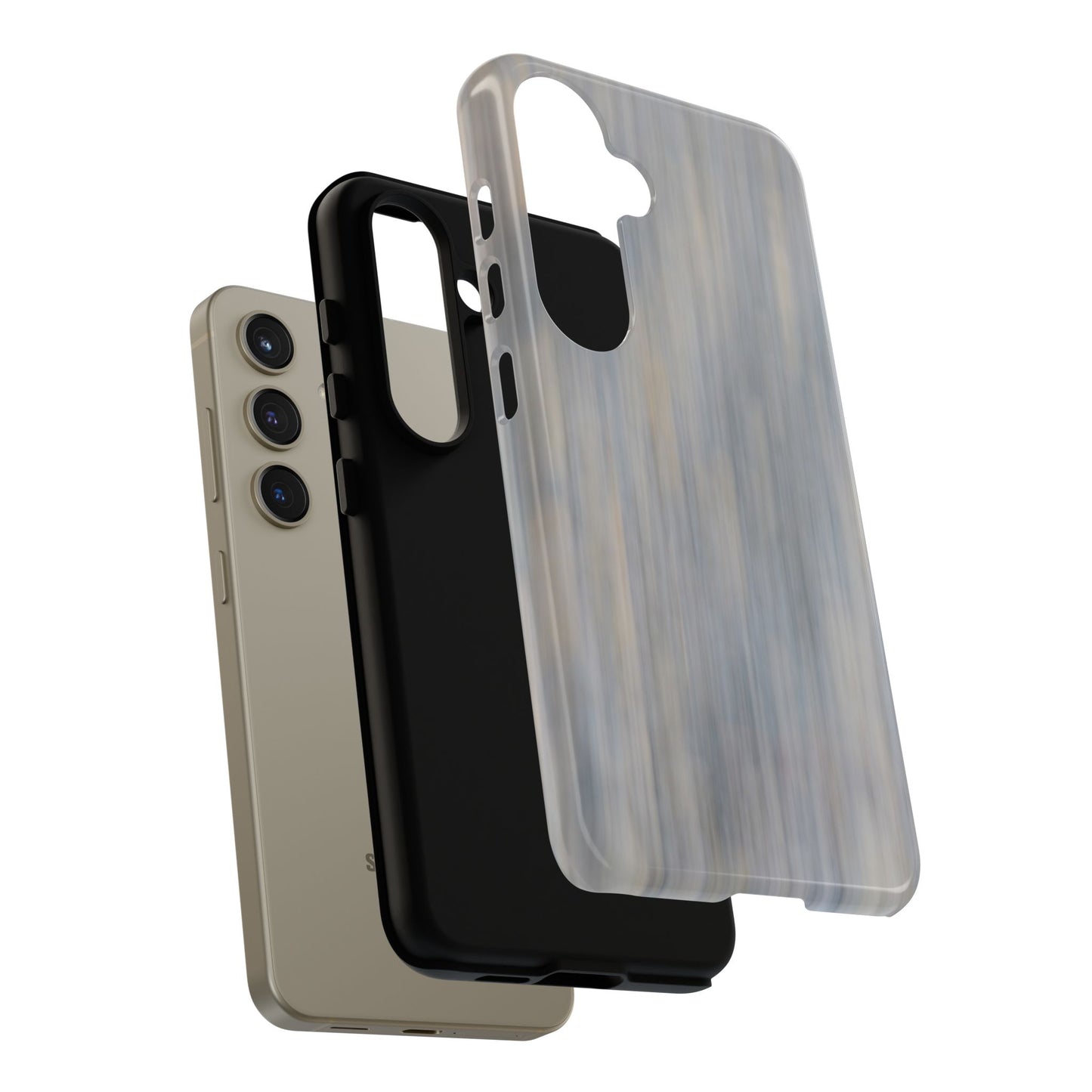 Stylish Tough Phone Case - Durable Protection with Modern Marble Design