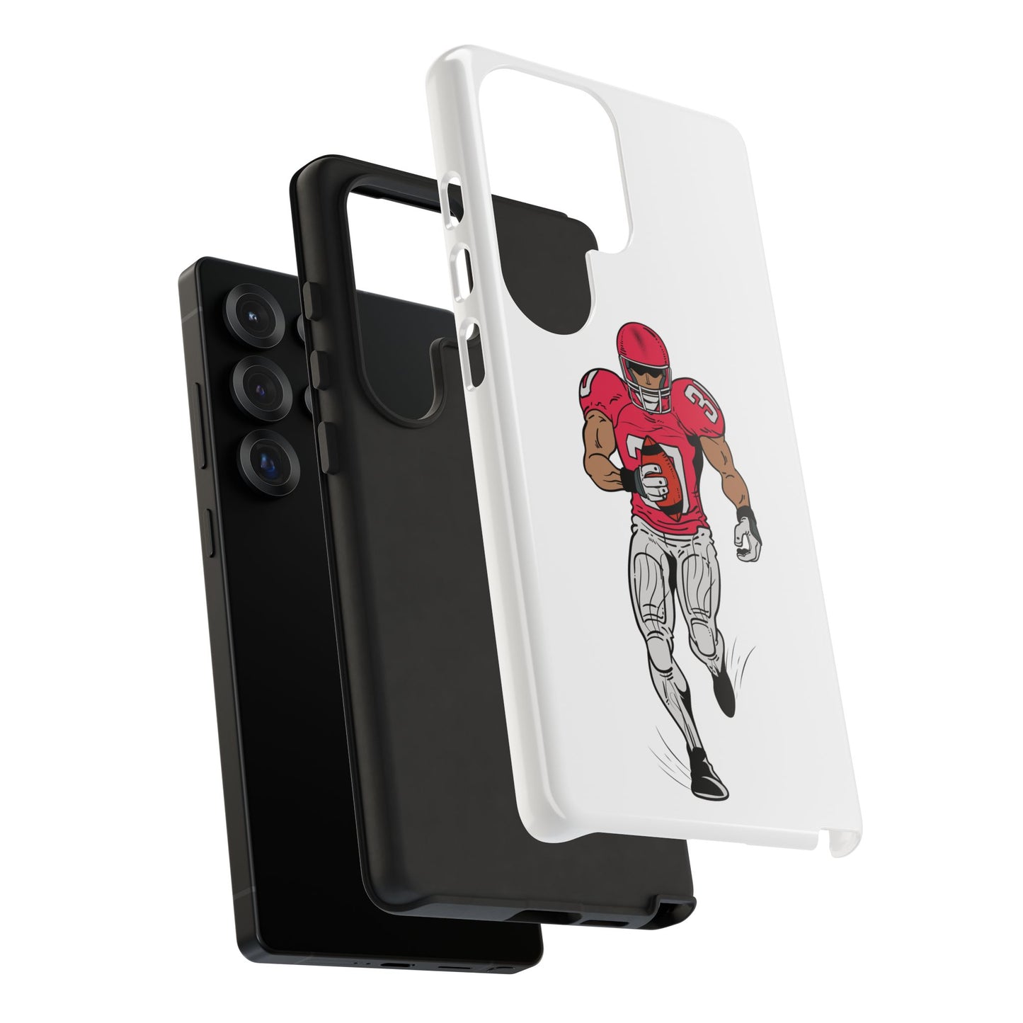 Football Player Tough Case, Sports Phone Cover, Athlete Gift, Tough Phone Case, Fall Sports, Football Lover's Accessory