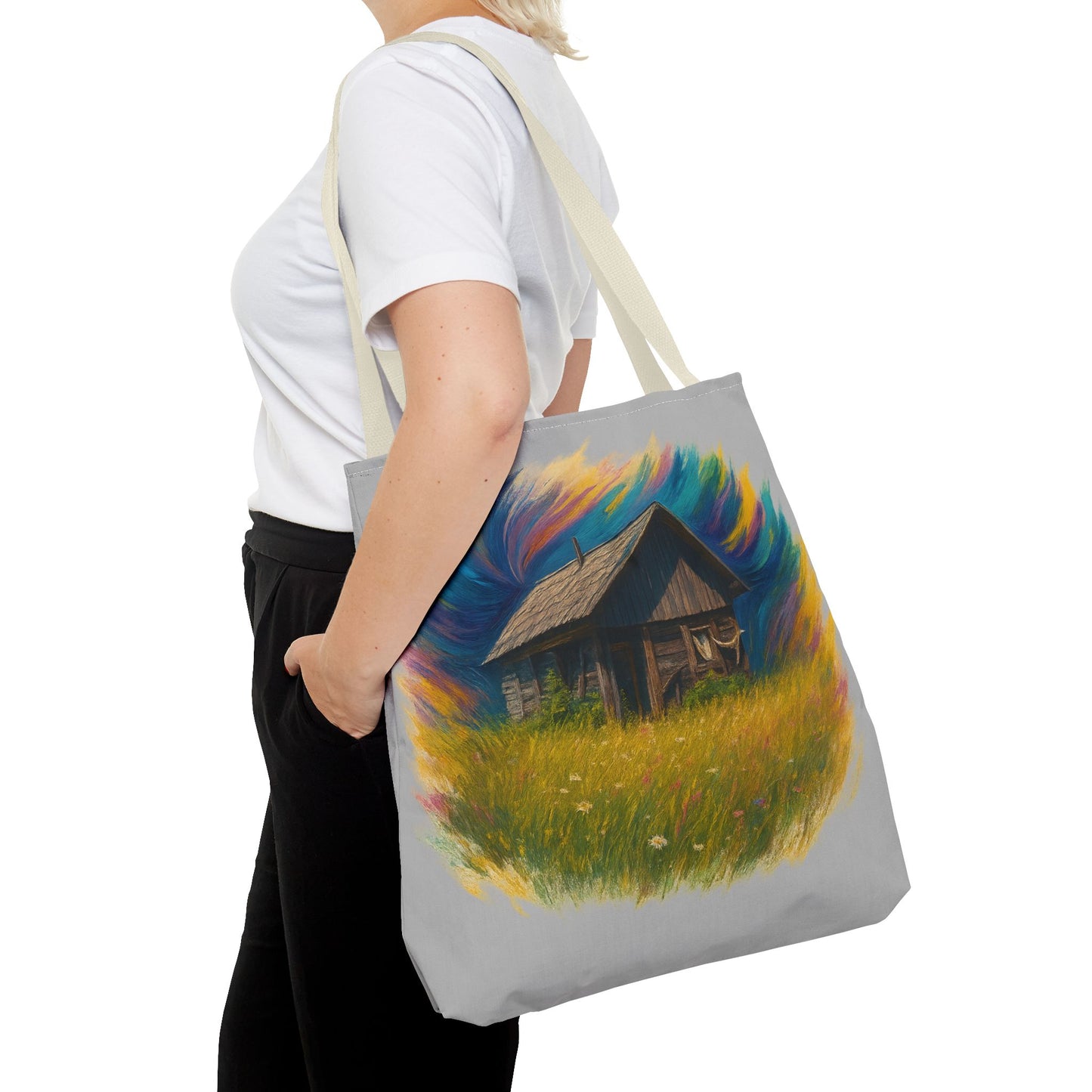 Rustic Charm Tote Bag | Boho Bag | Eco-Friendly Custom Design | Nature Lover Gift | Canvas Purse | Casual Carryall