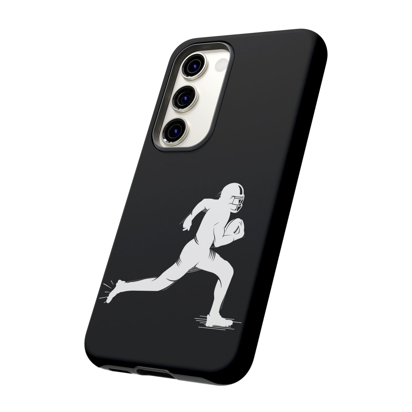 Football Player Phone Case, Tough Cases, Sports Phone Cover, Gift for Athletes, iPhone & Samsung Accessories, Running Player Design