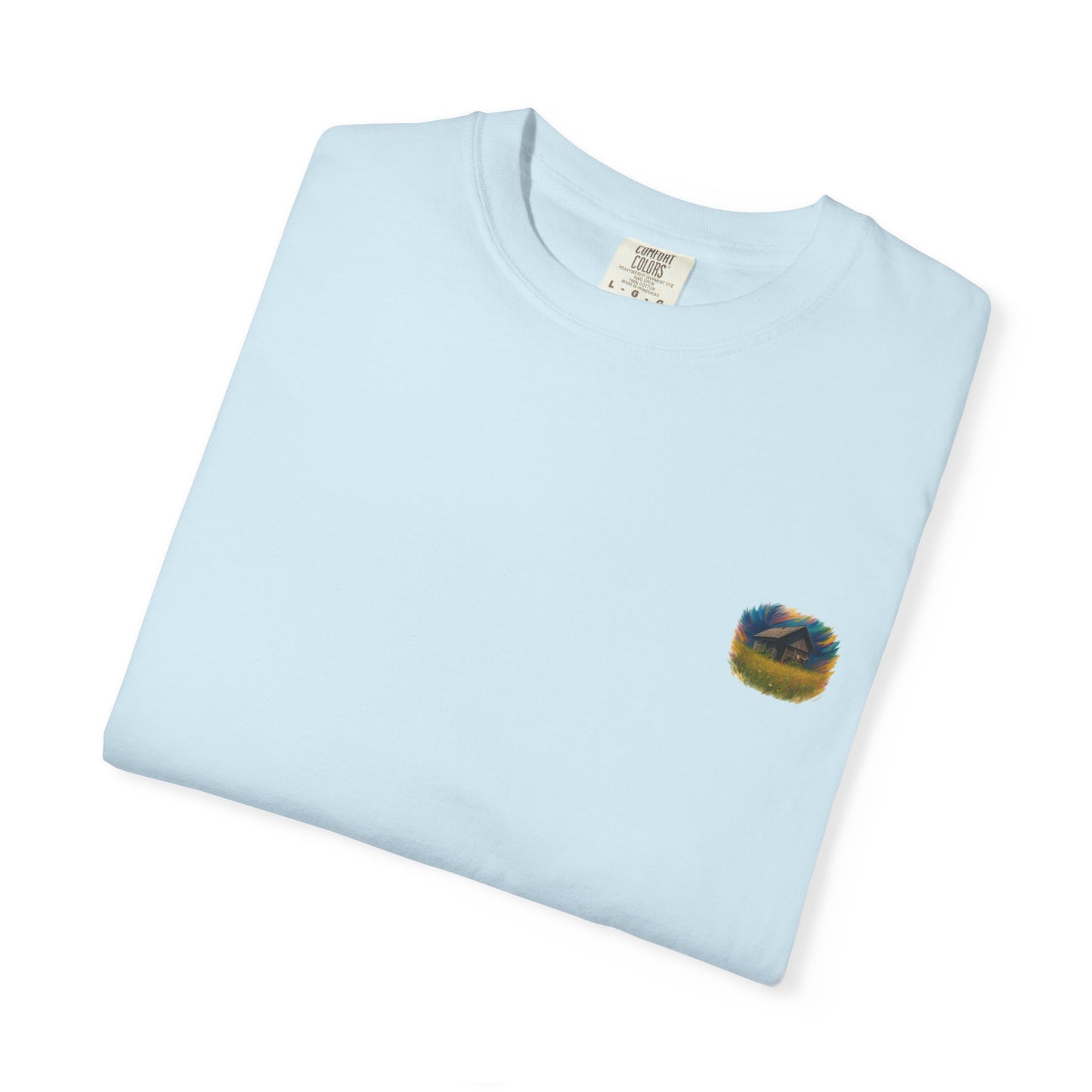 Rustic Landscape T-shirt | Relaxed Fit Tee, Casual Wear, Nature Lover Gift, Summer Outing Top, Eco-Friendly Apparel