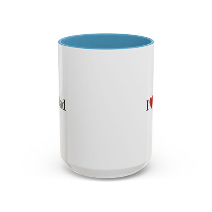 I Love Dad Accent Coffee Mug - Perfect Gift for Father's Day & Birthdays