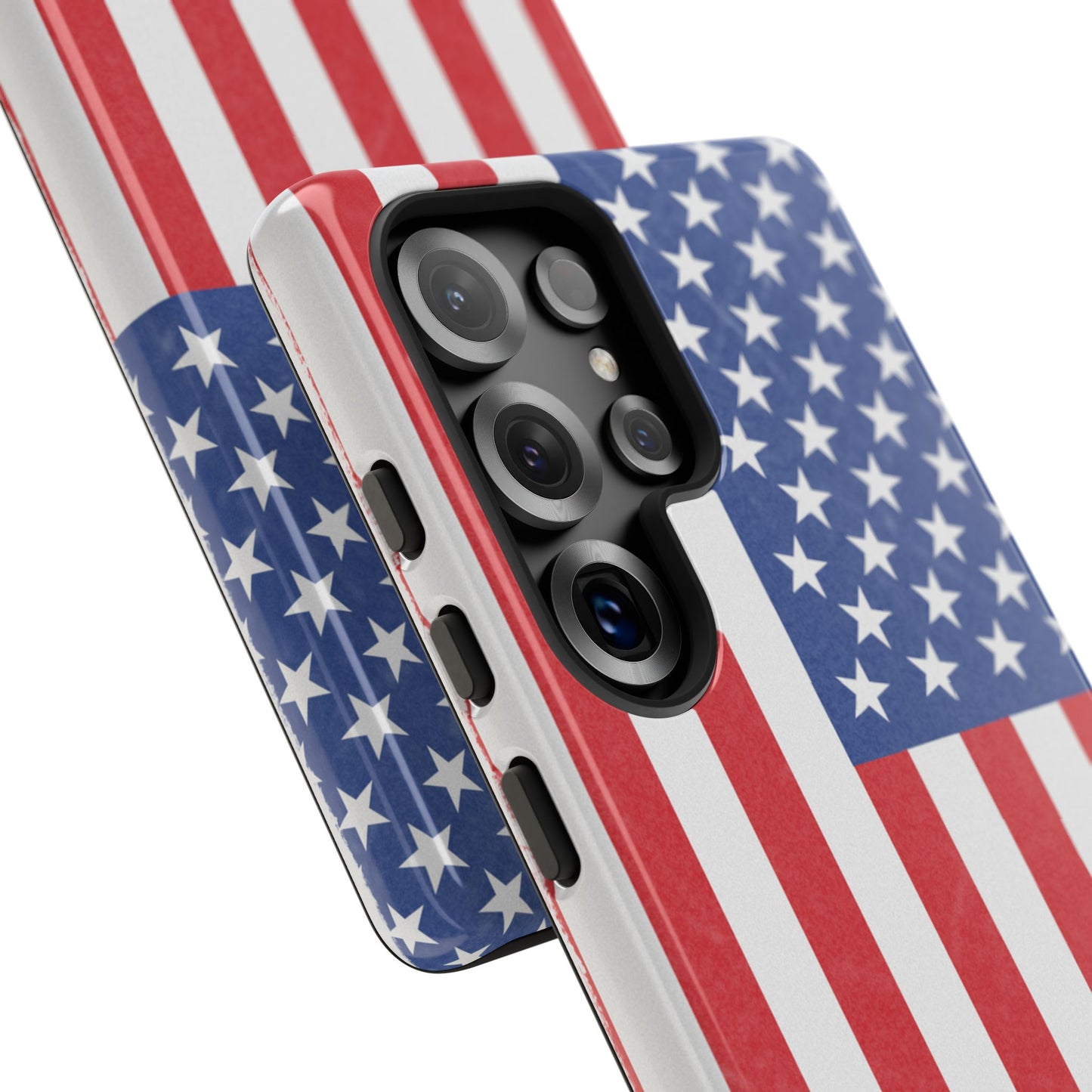 Patriotic Phone Case - Tough Cases for Veterans, USA Lovers, Independence Day, Memorial Day, Flag Design