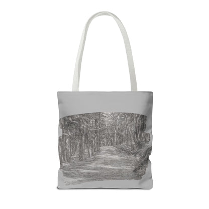 Scenic Path Tote Bag, Reversible Tote, Eco-Friendly Shopper, Outdoor Adventure Bag, Gift for Nature Lovers, Stylish Carryall