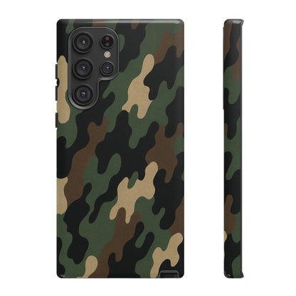 Camouflage Phone Case, Tough Cases, Military Style, Unique Phone Accessories, Gift for Him, Durable Phone Cover
