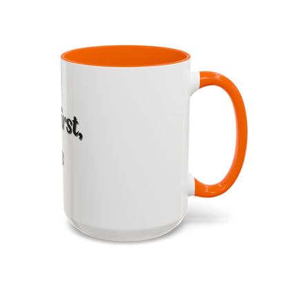 But First, Books Accent Coffee Mug - Perfect Gift for Book Lovers