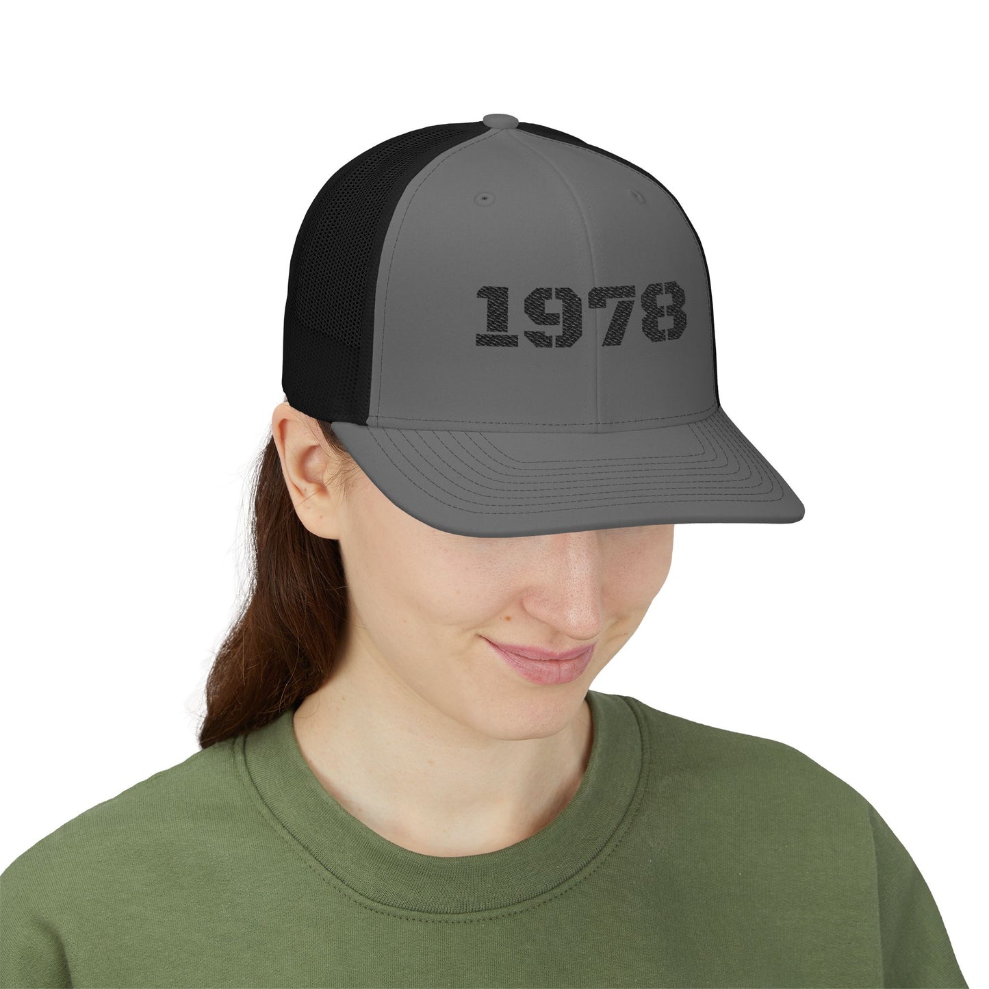 Custom Embroidered Snapback Trucker Cap | Birthday Gift, Fashion Accessory, Casual Wear, Unisex Gift, Vintage Style Hat