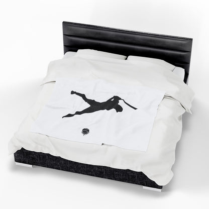 Baseball Player Plush Blanket | Soft Sports Throw, Cozy Gift for Athletes, Home Decor, Game Day Blanket, Perfect for Birthdays