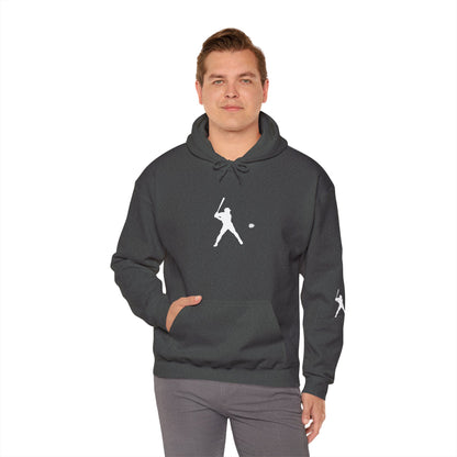 Sporty Unisex Baseball Hooded Sweatshirt, Casual Hoodie for Athletes, Perfect for Gifts, Comfy Streetwear, Ideal for Sports Events, Personal Use