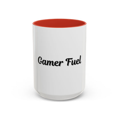 Gamer Fuel Accent Coffee Mug - Perfect for Gamers