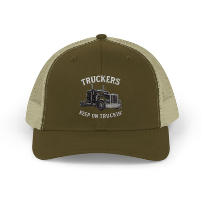 Truck Driver Snapback Cap, Mesh Trucker Hat, Cool Casual Hat, Perfect Gift for Drivers, Trucking Enthusiasts, Outdoor Style