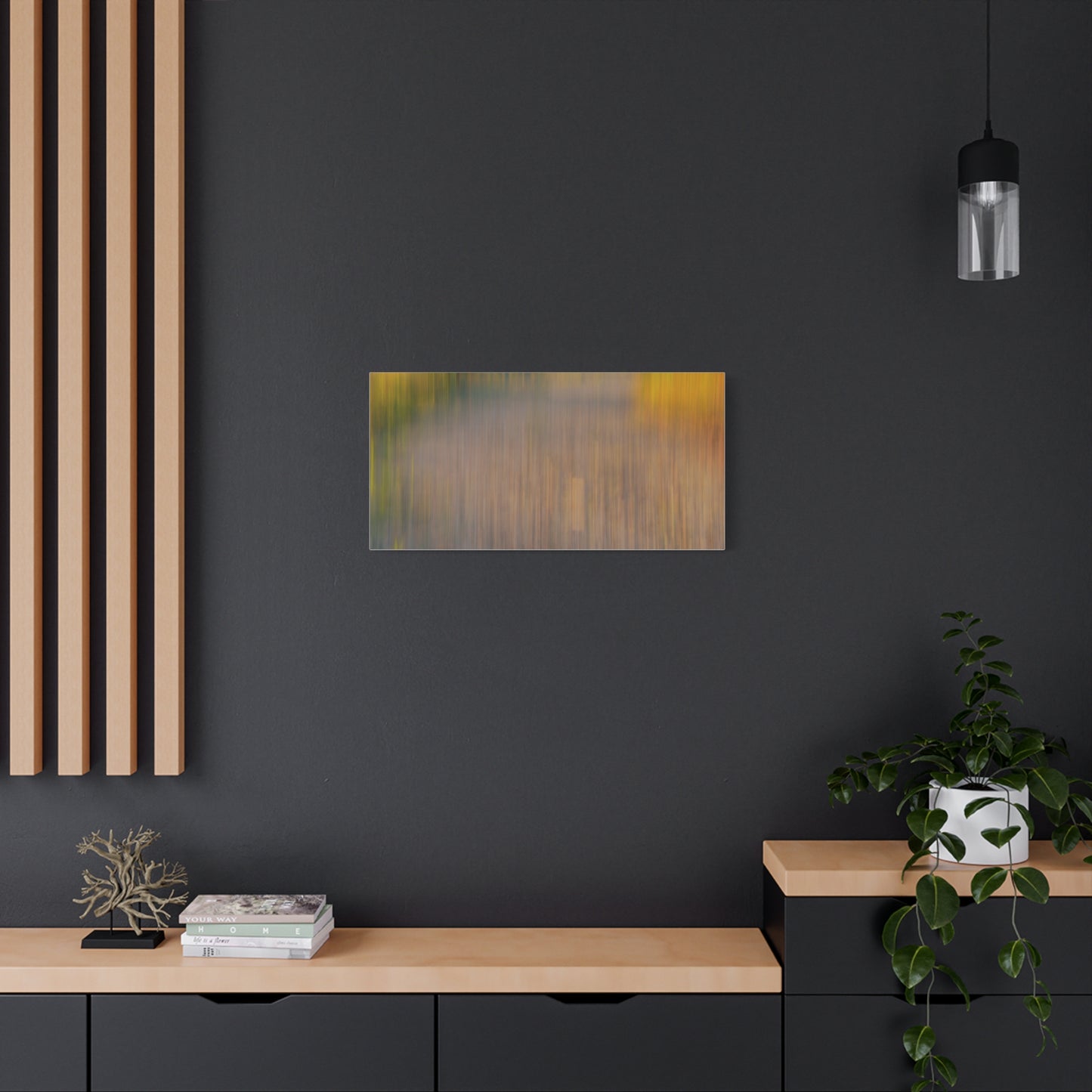 Abstract Landscape Canvas Art - 1.25" Stretched Wall Decor