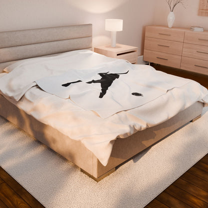 Baseball Player Plush Blanket | Soft Sports Throw, Cozy Gift for Athletes, Home Decor, Game Day Blanket, Perfect for Birthdays