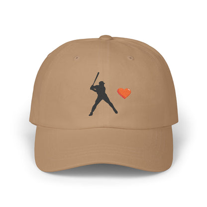 Baseball Love Dad Cap - Perfect Gift for Sports Dads, Father's Day, Casual Wear, Summer Style, Stylish Baseball Hat