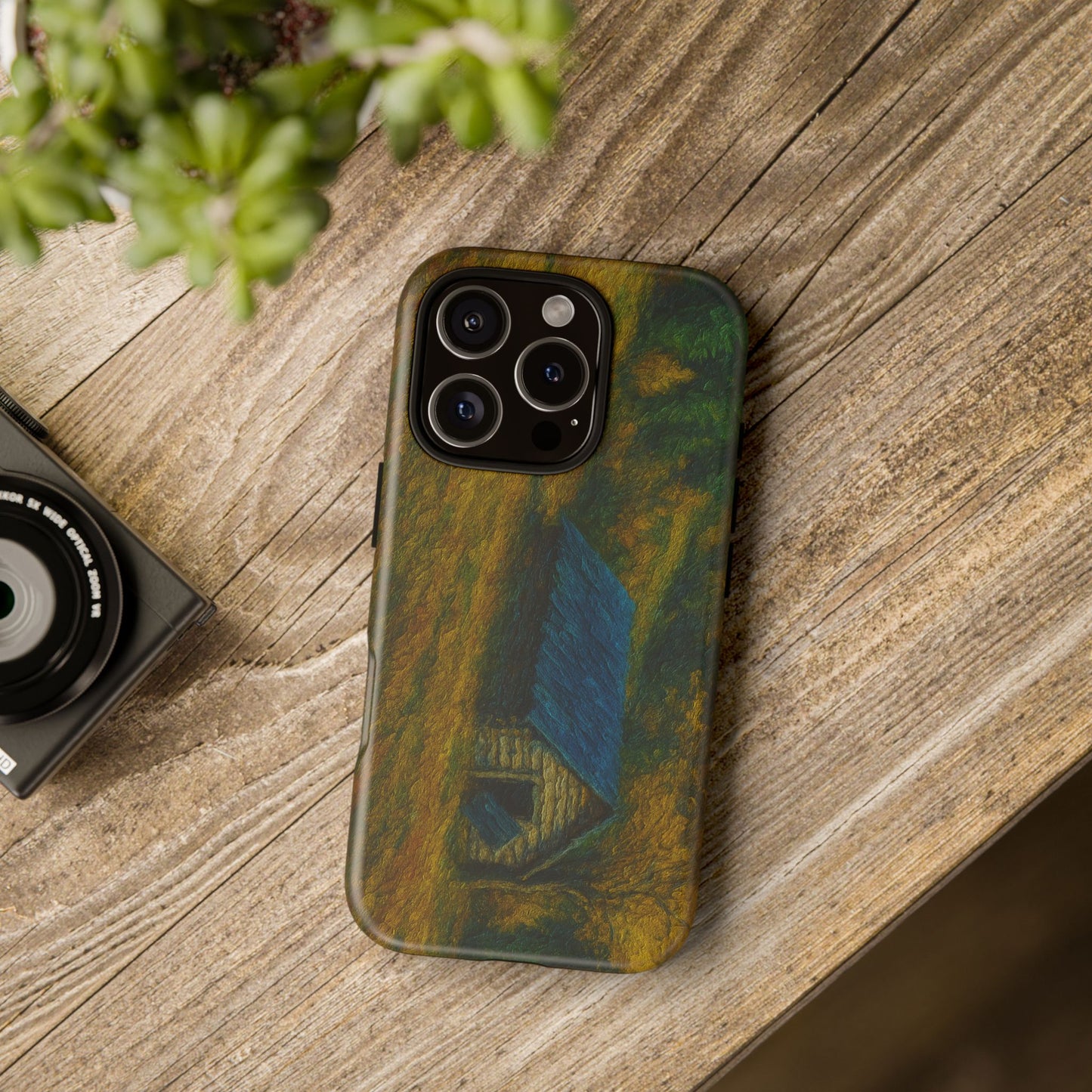 Artistic Phone Case by Tough Cases, Nature-Inspired Phone Protection, Unique Gift for Nature Lovers, Stylish Accessory, Fall Aesthetic