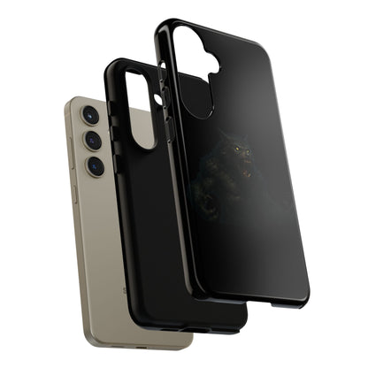 Werewolf Phone Case, Tough Cases, Black Panther Design, Gift for Animal Lovers, Phone Accessories, Fierce Phone Protection