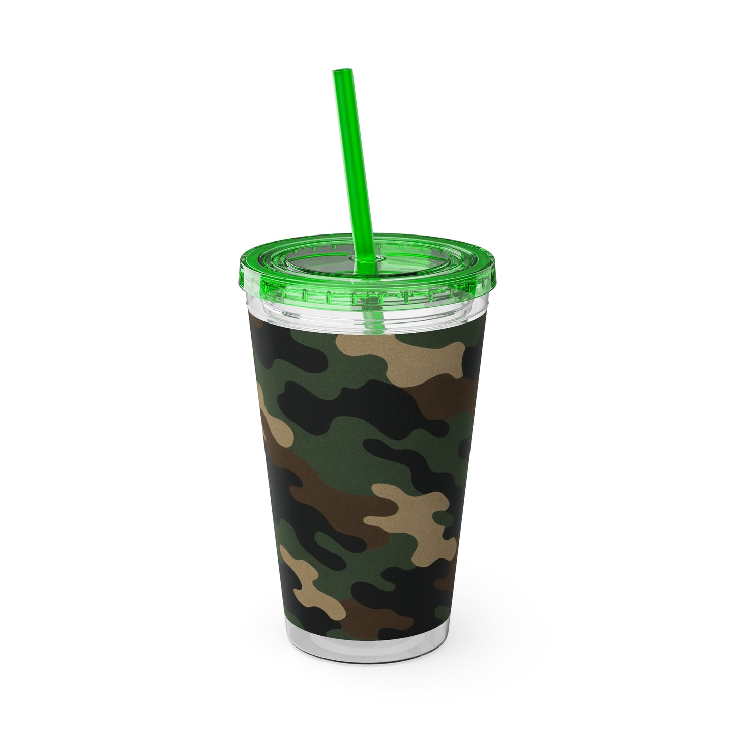 Stylish Camo Tumbler, 16oz Cup with Straw, Perfect for Outdoor Adventures, Gifts for Him, Travel Mug, Eco-friendly Drinkware, Camping