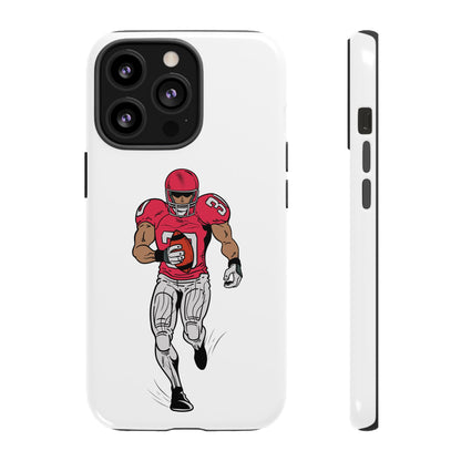 Football Player Tough Case, Sports Phone Cover, Athlete Gift, Tough Phone Case, Fall Sports, Football Lover's Accessory