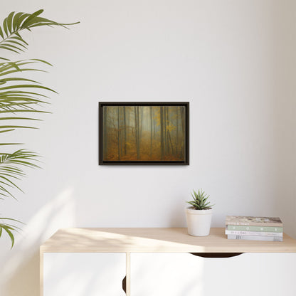 Framed Matte Canvas Art | Serenity in the Forest | Nature Wall Decor, Home Gallery, Cozy Living Room, Gift for Nature Lovers
