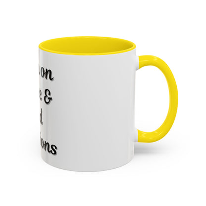 Funny Coffee Mug - "I Run on Coffee & Bad Decisions" - Perfect Gift for Coffee Lovers