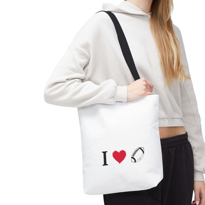 Football Lover's Tote Bag - Perfect for Game Day, Sports Events, Gifts for Fans, Eco-Friendly Carryall, Personal Use, Travel Bag