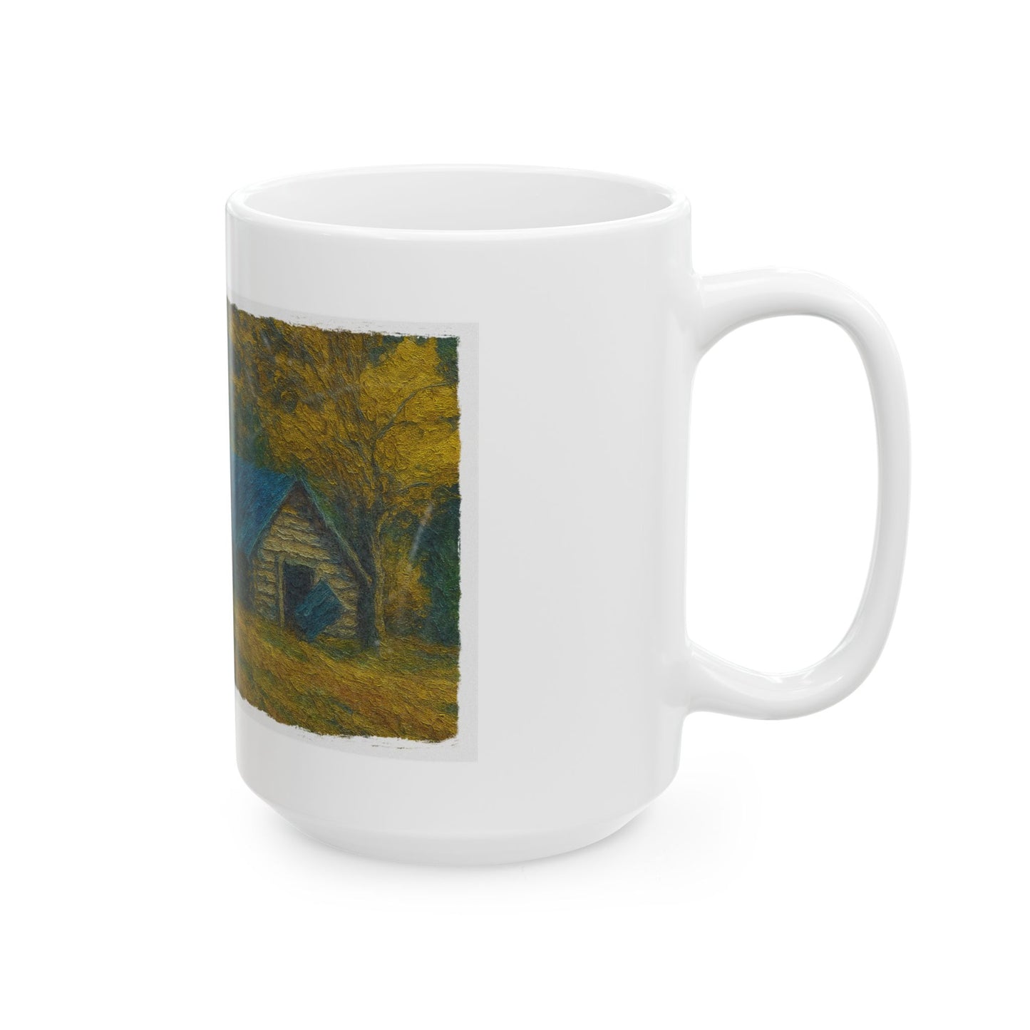 Rustic Cabin Ceramic Mug - Cozy Coffee Cup, Handmade Gift for Nature Lovers, Perfect for Home or Office, Great for Christmas, [...]