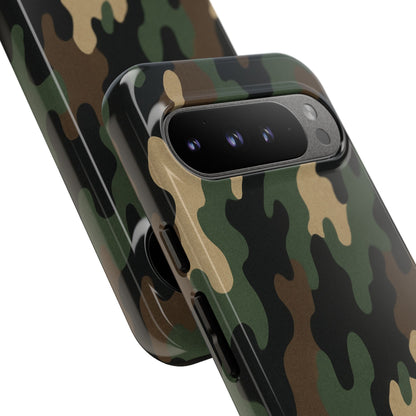 Camouflage Phone Case, Tough Cases, Military Style, Unique Phone Accessories, Gift for Him, Durable Phone Cover