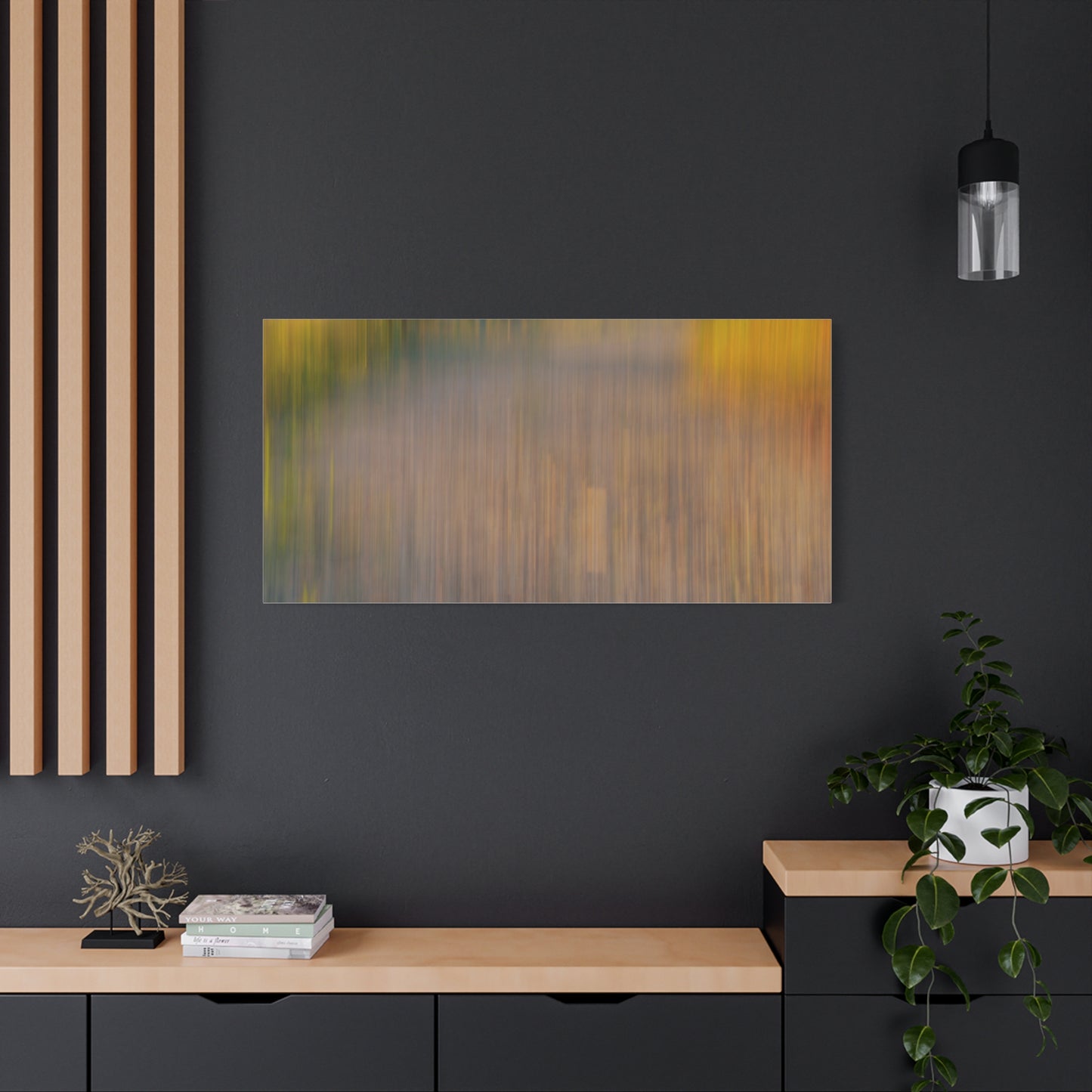 Abstract Landscape Canvas Art - 1.25" Stretched Wall Decor