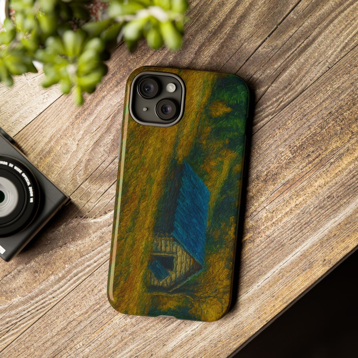Artistic Phone Case by Tough Cases, Nature-Inspired Phone Protection, Unique Gift for Nature Lovers, Stylish Accessory, Fall Aesthetic
