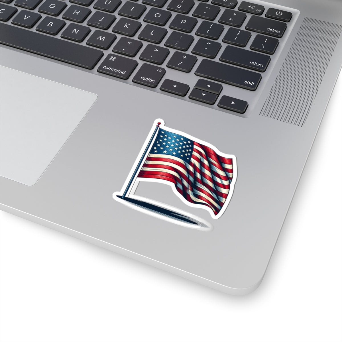 Patriotic Kiss-Cut Stickers | American Flag Decals for Laptops, Water Bottles, Scrapbooking, Fourth of July, Memorial Day