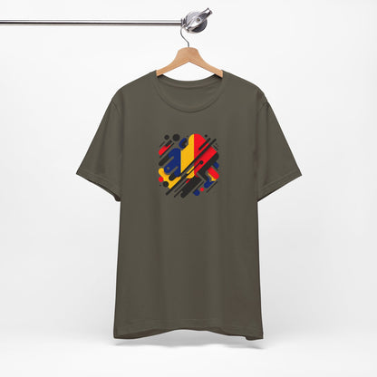 Artistic Heart Unisex Jersey Tee - Vibrant Graphic Tee, Casual Wear, Gift for Art Lovers, Birthday Surprise, Everyday Comfort