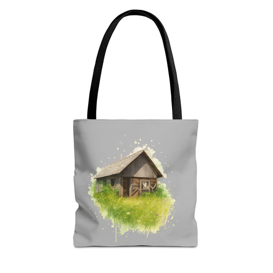Charming Cottage Tote Bag, Rustic Farmhouse Bag, Gift for Nature Lovers, Eco-Friendly Shopping Bag, Perfect for Picnics, Home Decor - product image