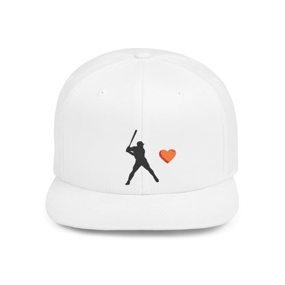 Baseball Love Snapback Hat | Gift for Sports Fans, Casual Wear, Team Spirit, Father's Day, Birthday, Outdoor Activities