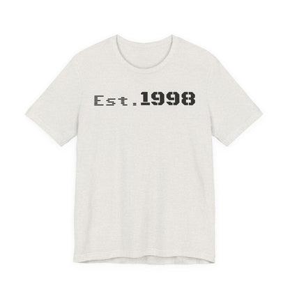 Vintage Est. 1998 Tee - Retro Unisex Shirt for Birthdays, Gifts, Everyday Wear, Casual Style, Nostalgia