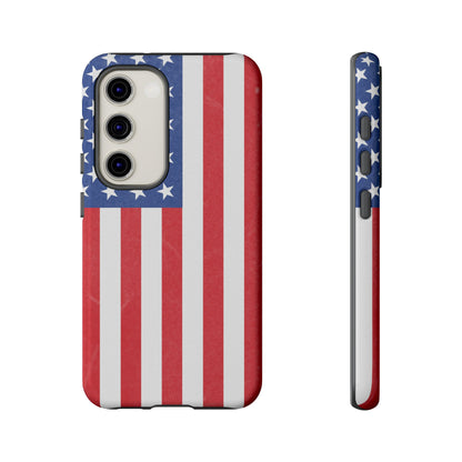 American Flag Phone Case - Patriotic Cell Cover, Tough Cases, USA Pride, Independence Day Gift, Veteran's Day, Phone Protection