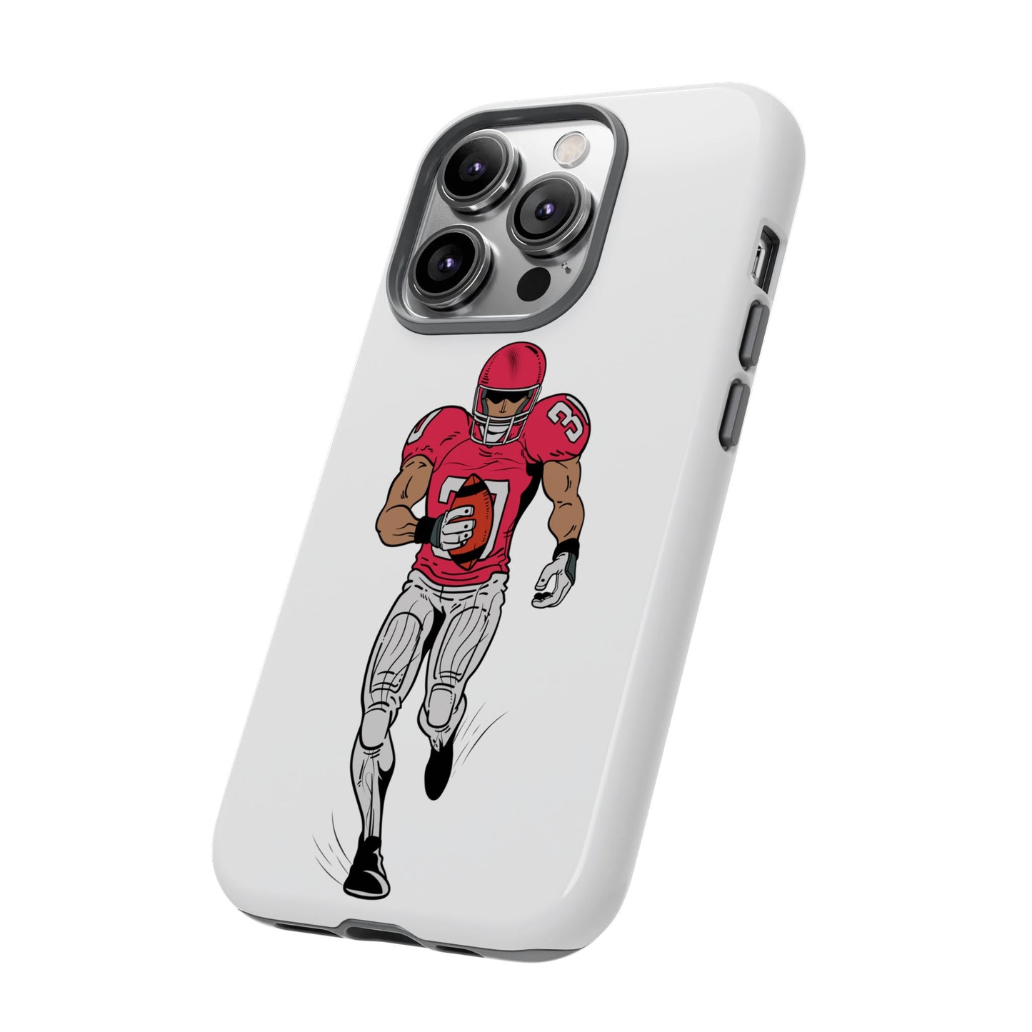 Football Player Tough Case, Sports Phone Cover, Athlete Gift, Tough Phone Case, Fall Sports, Football Lover's Accessory