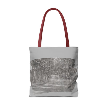 Scenic Path Tote Bag, Reversible Tote, Eco-Friendly Shopper, Outdoor Adventure Bag, Gift for Nature Lovers, Stylish Carryall