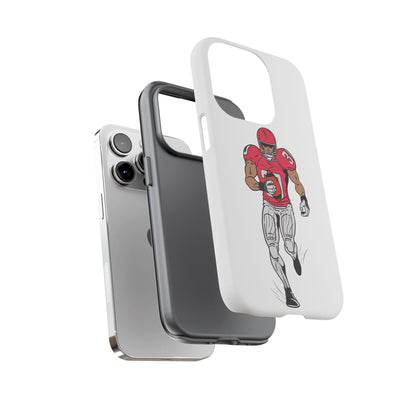Football Player Tough Case, Sports Phone Cover, Athlete Gift, Tough Phone Case, Fall Sports, Football Lover's Accessory