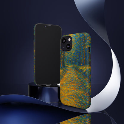 Artistic Phone Case for Nature Lovers, Tough Cases, Vibrant Design, Gift for Friends, Phone Accessories, Unique Artwork