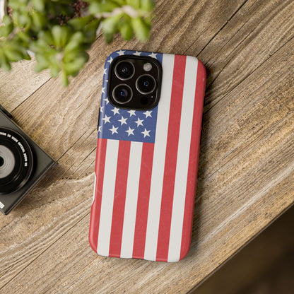 American Flag Phone Case - Patriotic Cell Cover, Tough Cases, USA Pride, Independence Day Gift, Veteran's Day, Phone Protection