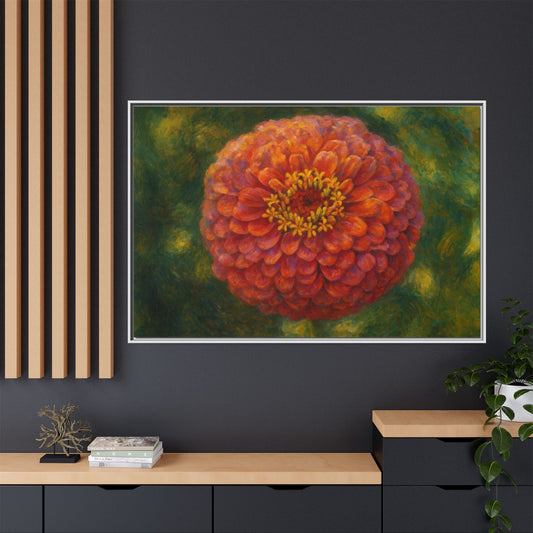 Framed Floral Canvas Art Print - Best Canvas | Gothic Decor Store | Buy Online