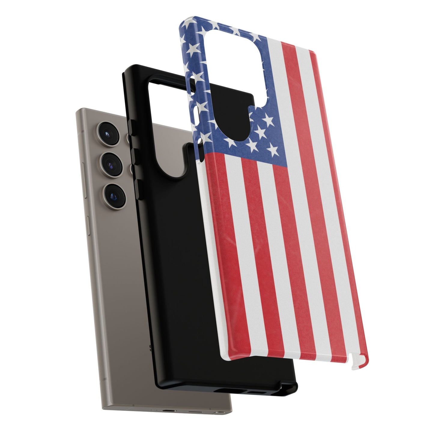 American Flag Phone Case - Patriotic Cell Cover, Tough Cases, USA Pride, Independence Day Gift, Veteran's Day, Phone Protection