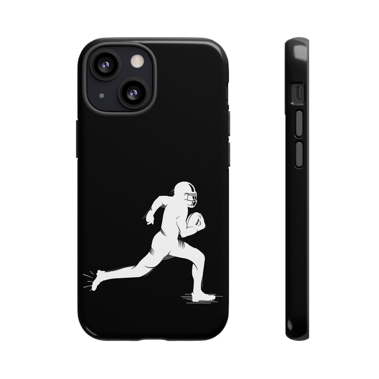 Football Player Phone Case, Tough Cases, Sports Phone Cover, Gift for Athletes, iPhone & Samsung Accessories, Running Player Design