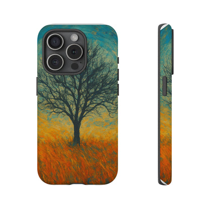 Artistic Phone Case with Tree Design, Nature Lover Gift, Unique Phone Cover, Holiday Present, Eco-friendly Tech Accessories