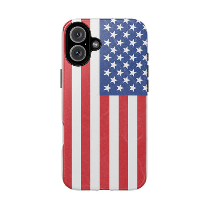 Patriotic Phone Case - Tough Cases for Veterans, USA Lovers, Independence Day, Memorial Day, Flag Design