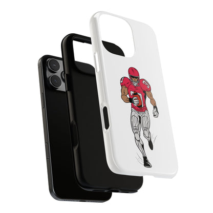 Football Player Tough Case, Sports Phone Cover, Athlete Gift, Tough Phone Case, Fall Sports, Football Lover's Accessory