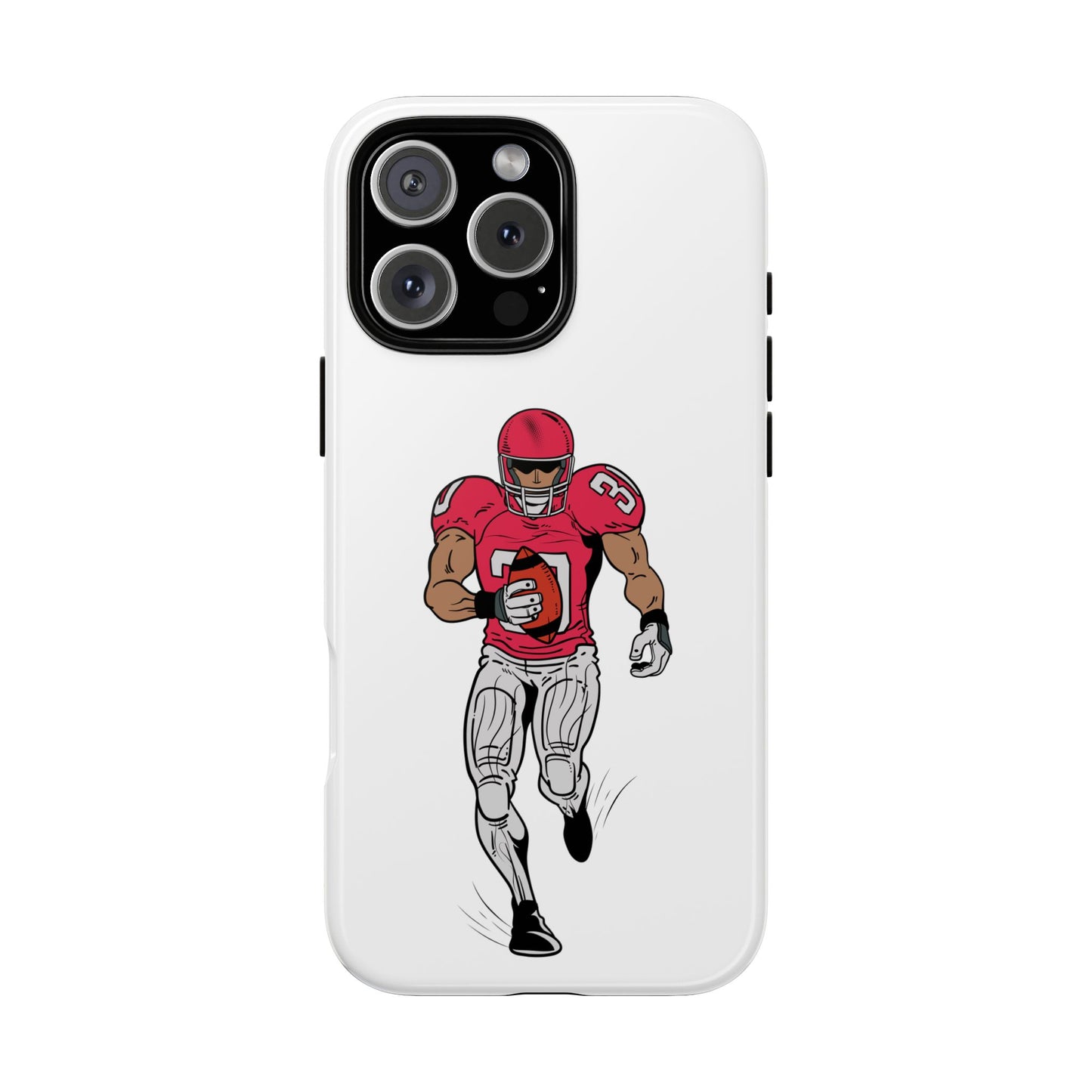 Football Player Tough Case, Sports Phone Cover, Athlete Gift, Tough Phone Case, Fall Sports, Football Lover's Accessory