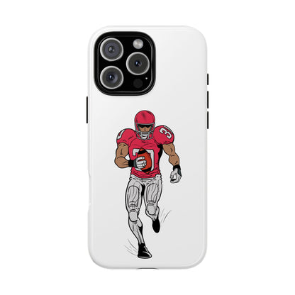 Football Player Tough Case, Sports Phone Cover, Athlete Gift, Tough Phone Case, Fall Sports, Football Lover's Accessory