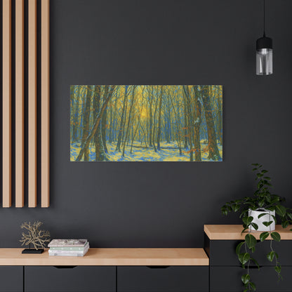 Forest Sunrise Canvas Print, Wall Art, Nature Photography, Home Decor, Gift for Nature Lovers, Landscape Artwork